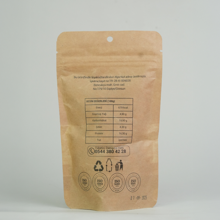  Kavrulmuş Fındık 100g (Kraft)