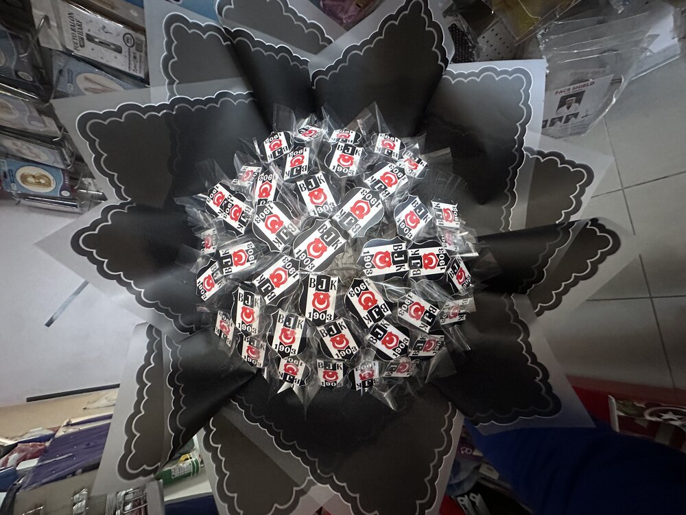 40 lı beşijtaş buketi