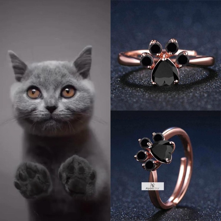 925 ayar gümüs black zirconia pati kesim yüzük