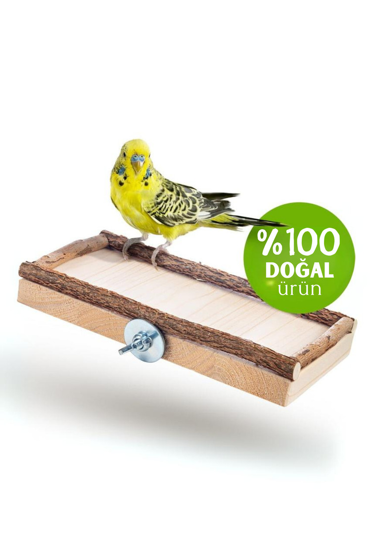 Muhabbet Kuşları İçin Ahşap 