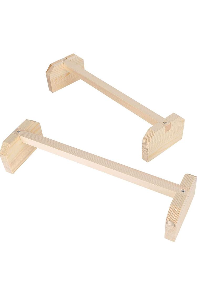 Ikili Set 40 X 12 X 8cm Ahşap Tavuklar Tüneme Standı, Büyük Kuş Standı, Pet Tavuk Büyük Kuş Için
