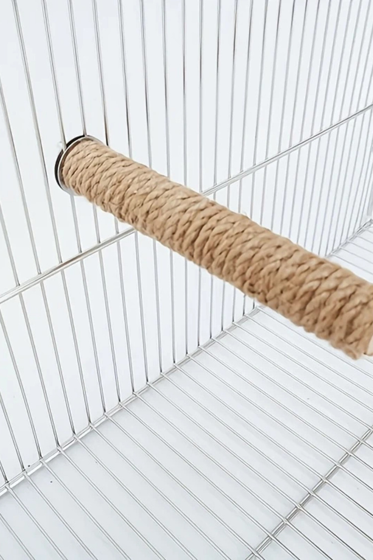 Doğa Halatlı Kuş Oyuncağı - Küçük Papağan ve Muhabbet Kuşları İçin 15 cm