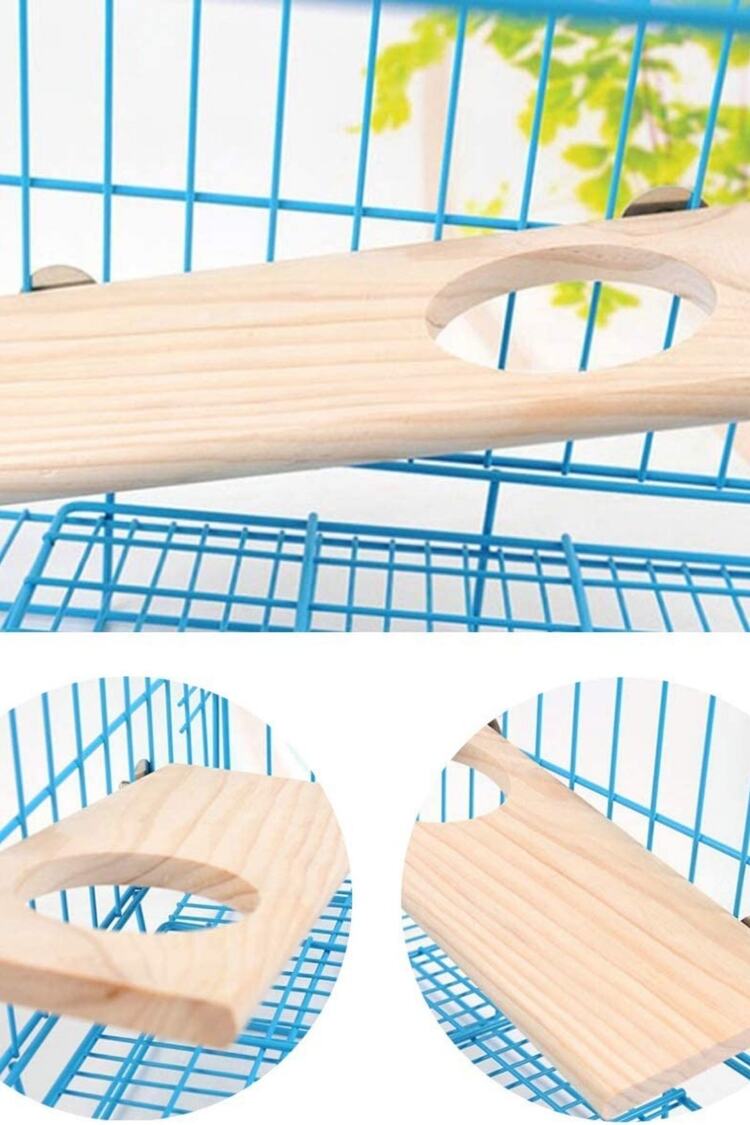 Ahşap Stand Platformu Papağan Muhabbet Kuşu Papağan Papağanı Conure Hamster Fare Chinchilla