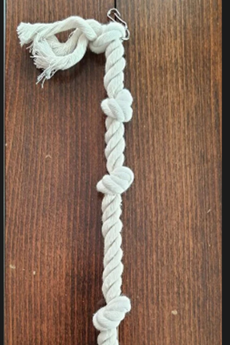 Papağan Kuş Stres Halatı | 40 cm | Kuş Kafesi Aksesuarı