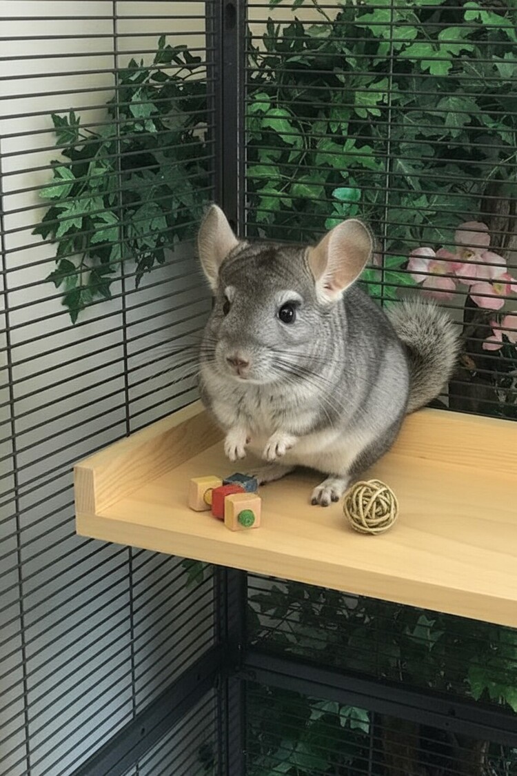 Çam Ahşap Platform 20 cm x 40 cm Kuş/Degu/Chinchilla Tüneği