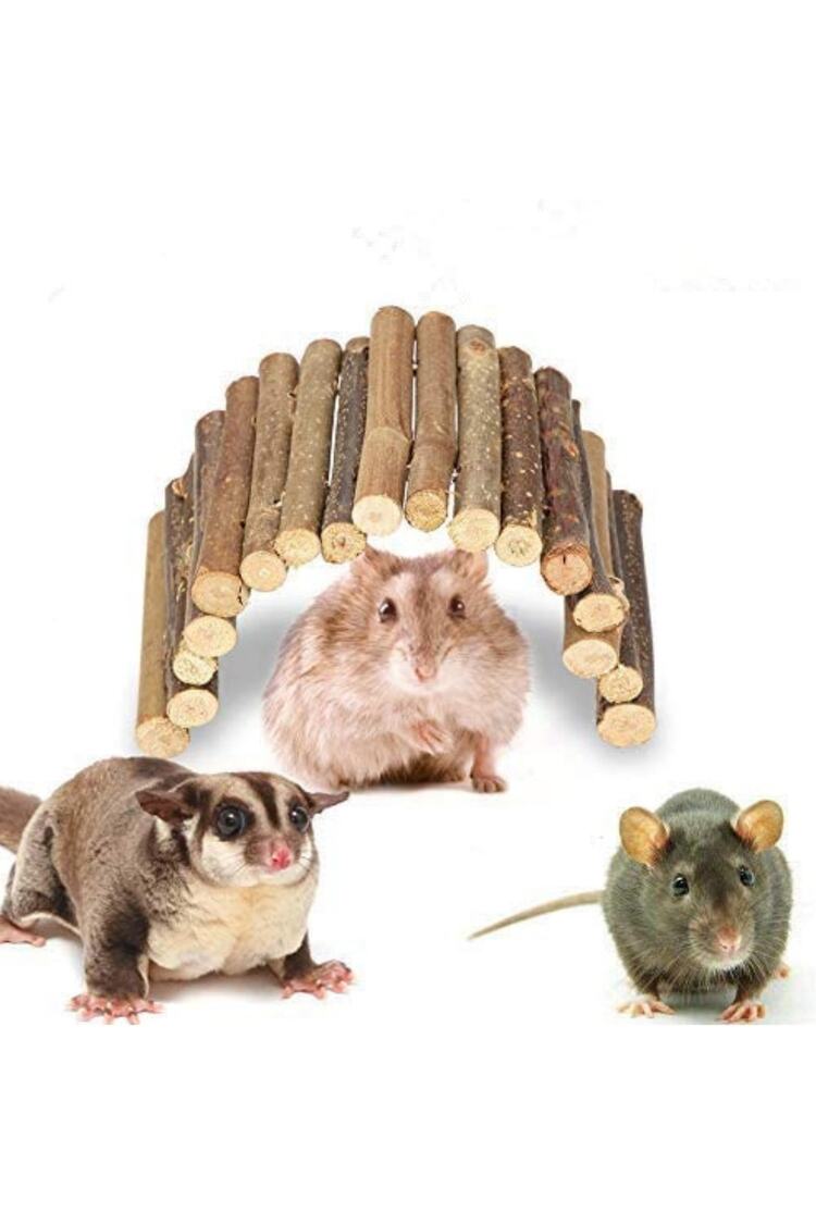 Ahşap Hamster Köprüsü, Ahşap Merdiven Köprüsü, Küçük Evcil Hayvan Merdiveni