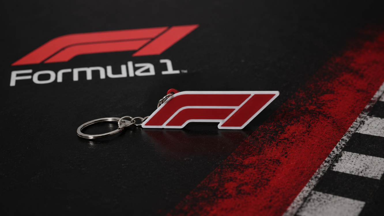 f1 logo anahtarlığı