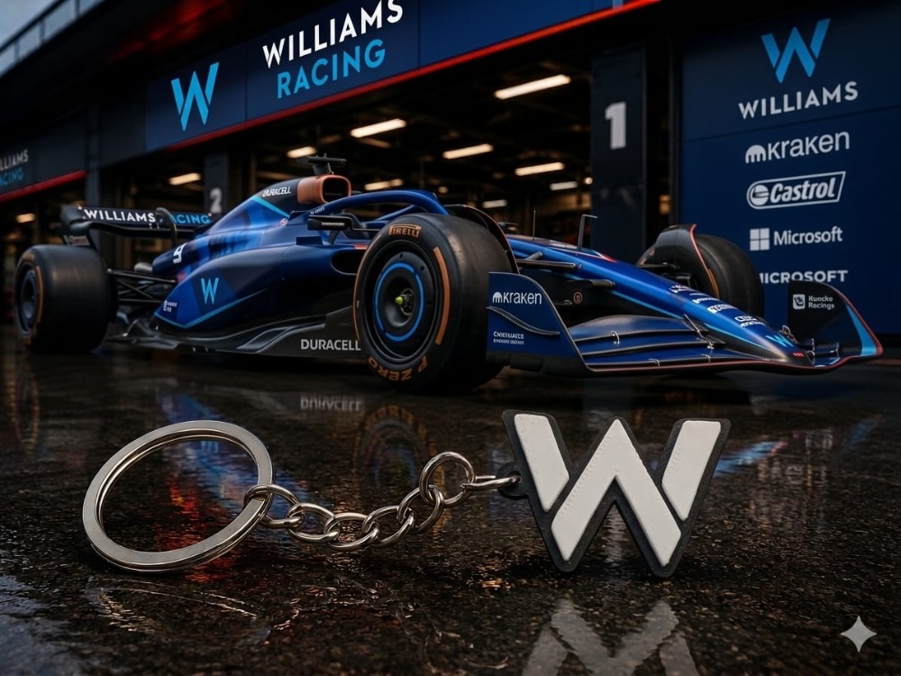 Williams Racing Logo Anahtarlık