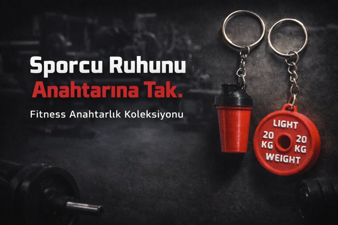 Fitness ve Gym Konseptli Motivasyon Ürünleri Koleksiyonu