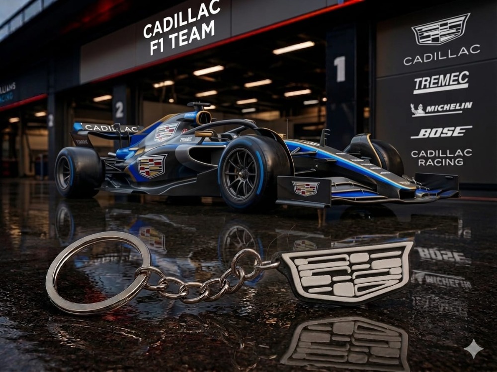 Cadillac Logo Anahtarlık