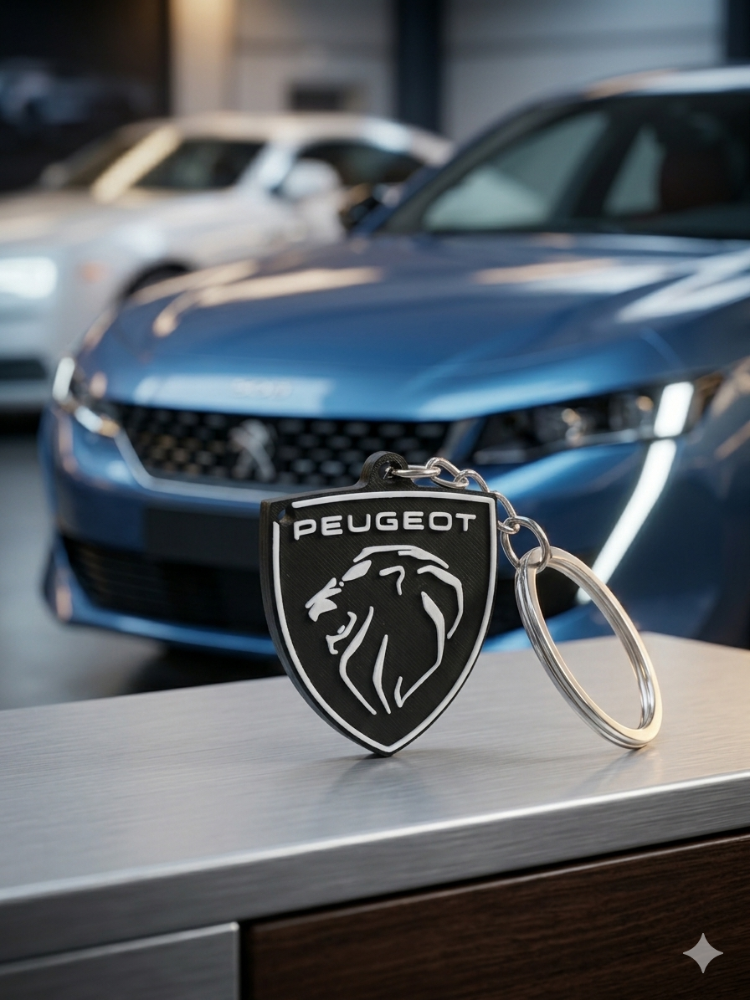 Peugeot Logo Anahtarlık