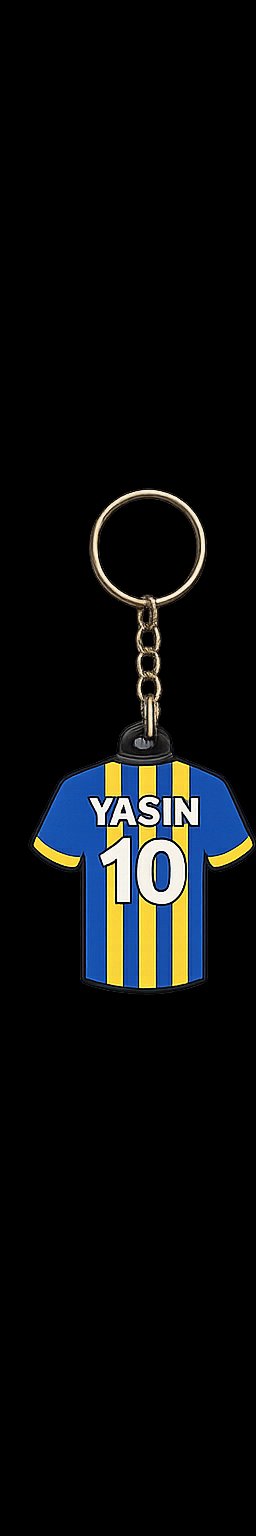 Kişiye Özel İsim ve Numaralı Taraftar Forma Anahtarlığı