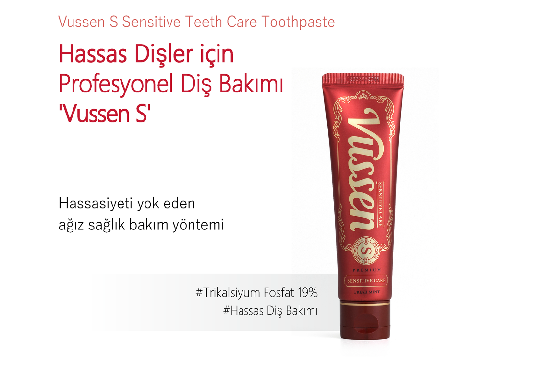Vussen S Premium Diş Macunu | Hassas Bakım & Günlük Ferahlık