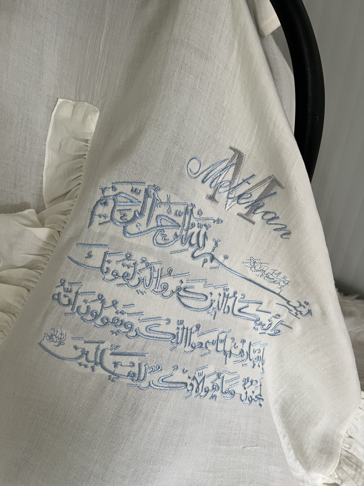 Nazar ayetli Puset örtüsü