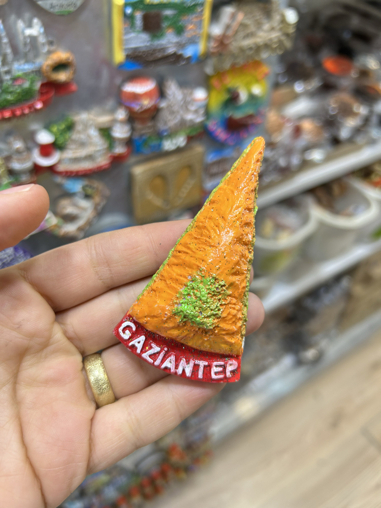 Gaziantep Havuç Dilimi Buzdolabı Süsü