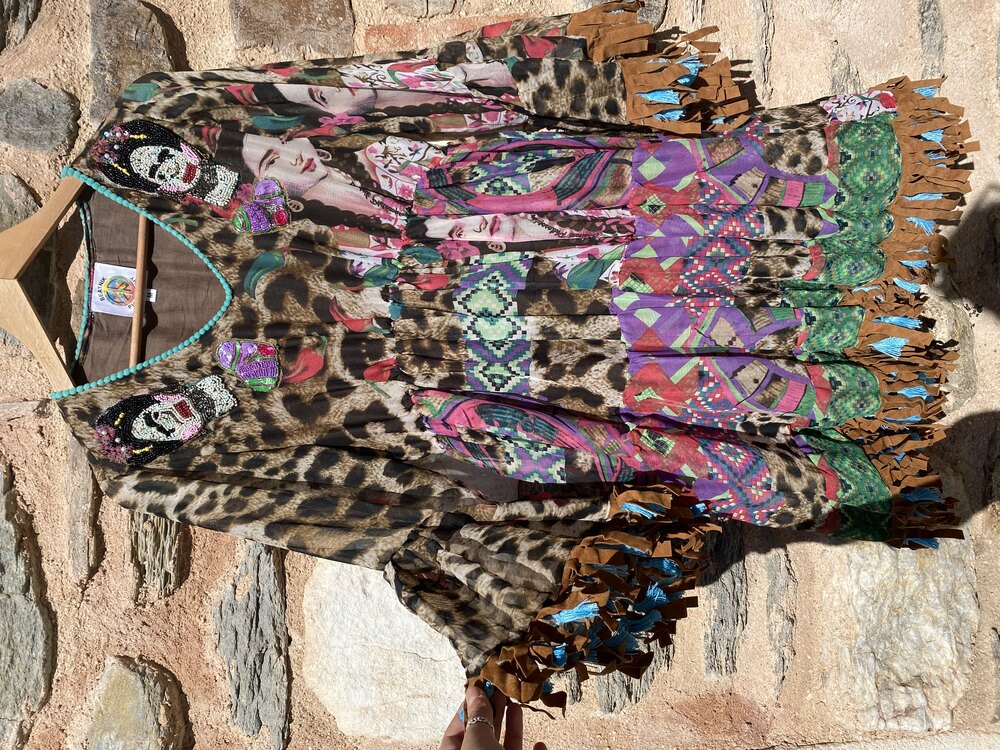 Fridalı Boho Elbise
