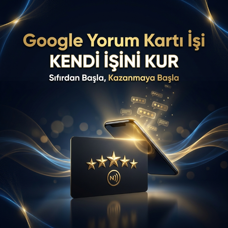 Google Yorum Kartı İşi Kurma Kursu — Sıfırdan Kendi İşini Kur