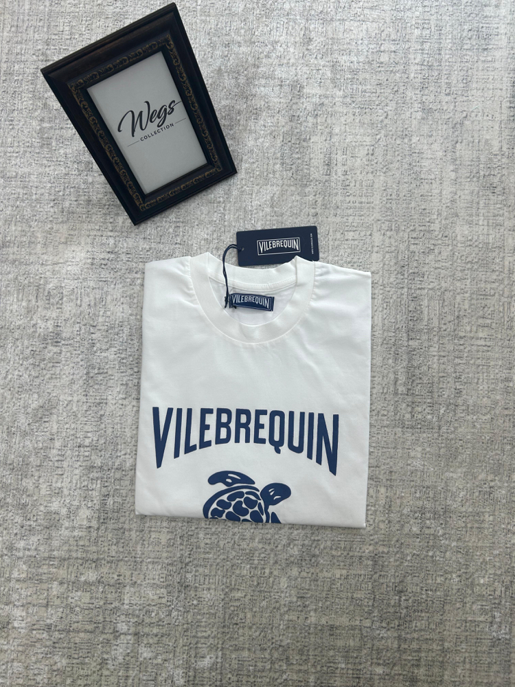 Vilebrequin Premium Beyaz Baskılı Tişört 