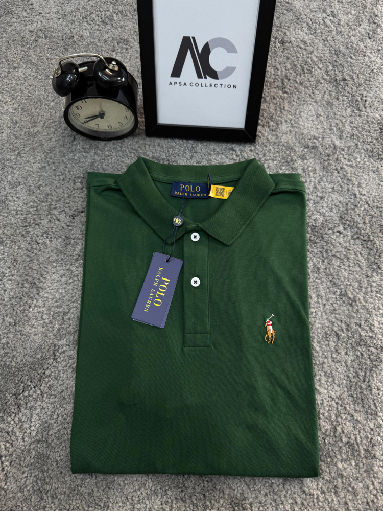 RL Premium Yeşil Yeni Nakış Polo Yaka
