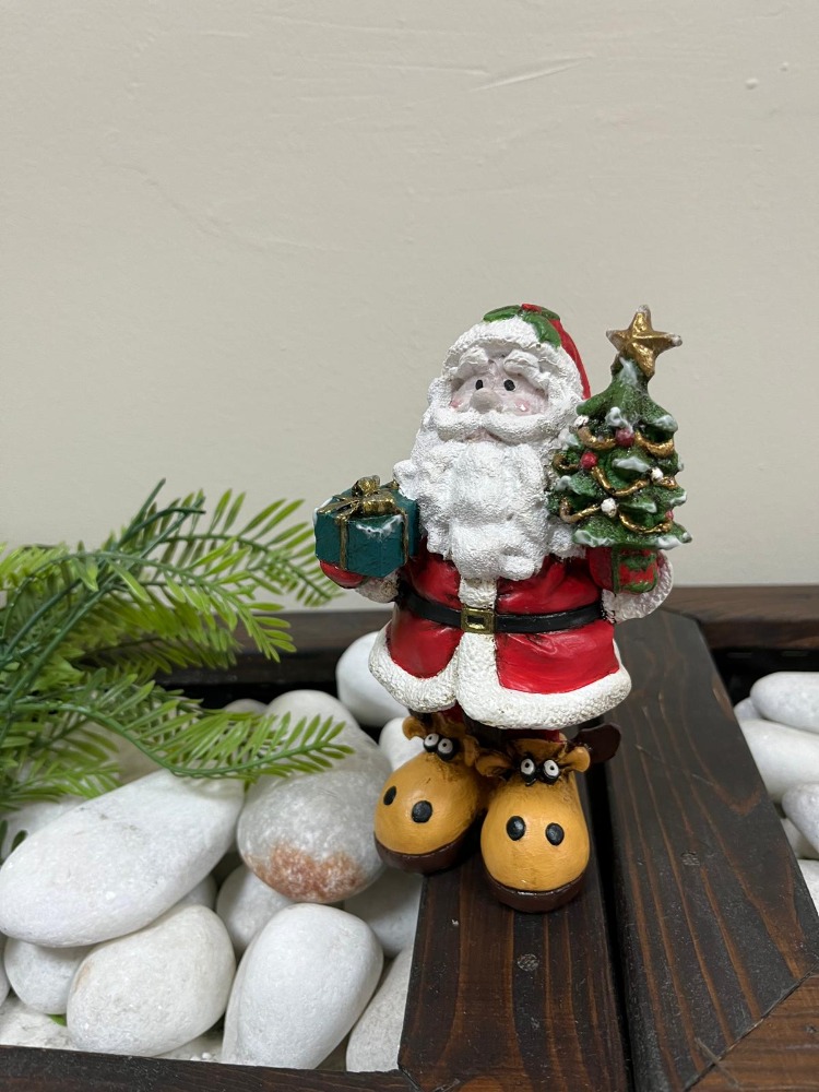 Yılbaşı Konseptli İkili Noel Baba Biblo