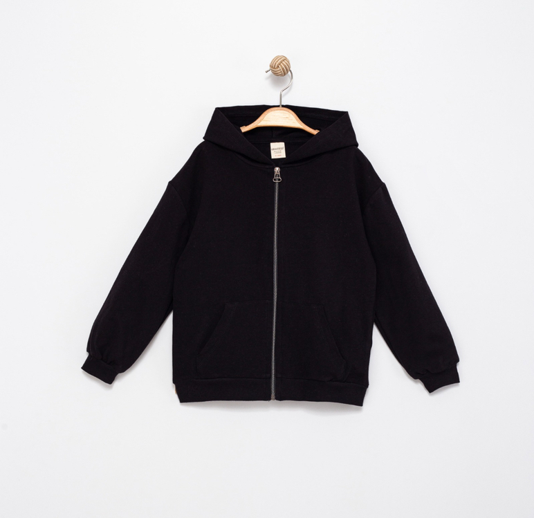 Kapişonlu fermuarlı sweat