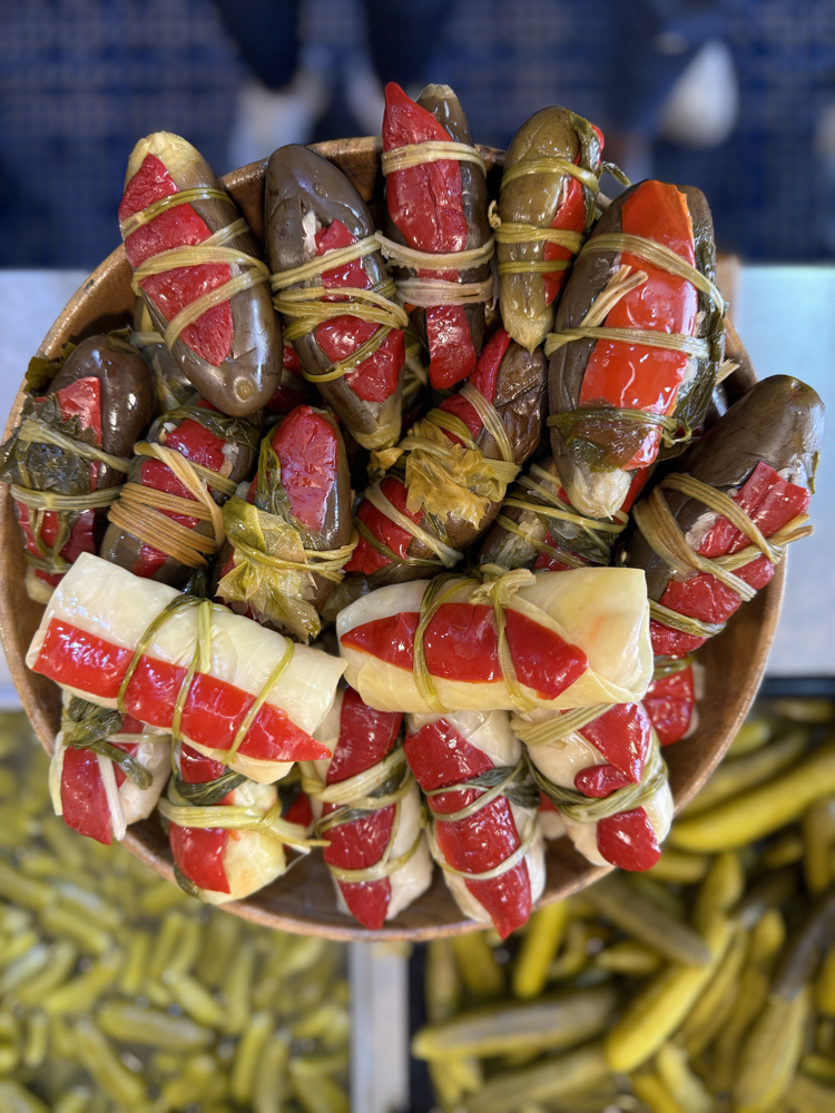 Patlıcan ve lahana sarma