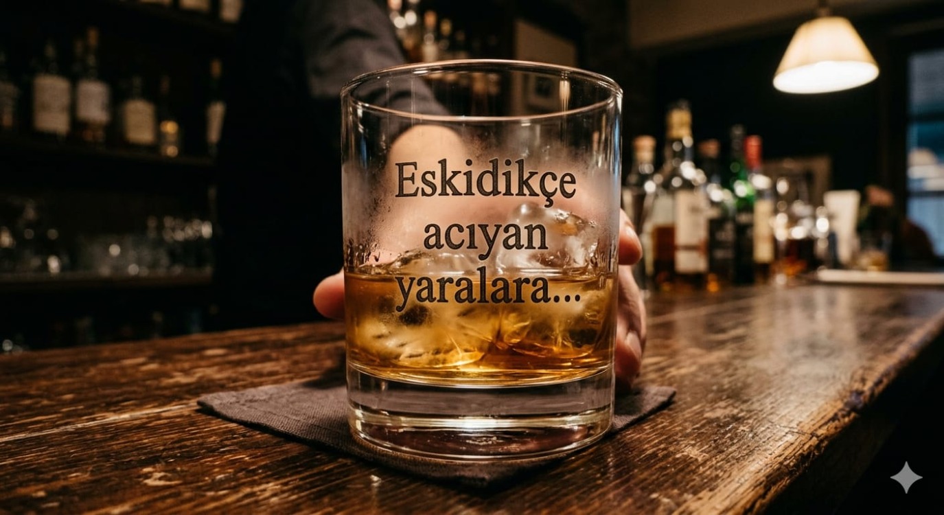 Özel tasarım viski bardağı