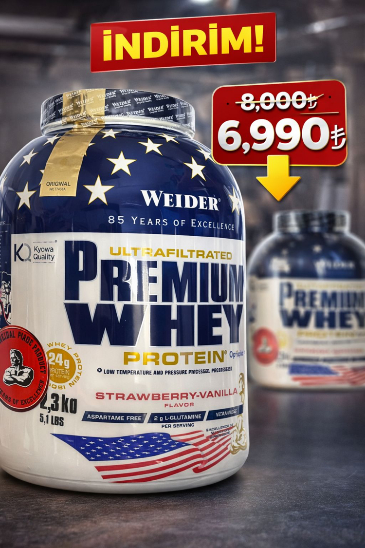 Weider Premium Whey Protein Tozu 2300 Gr