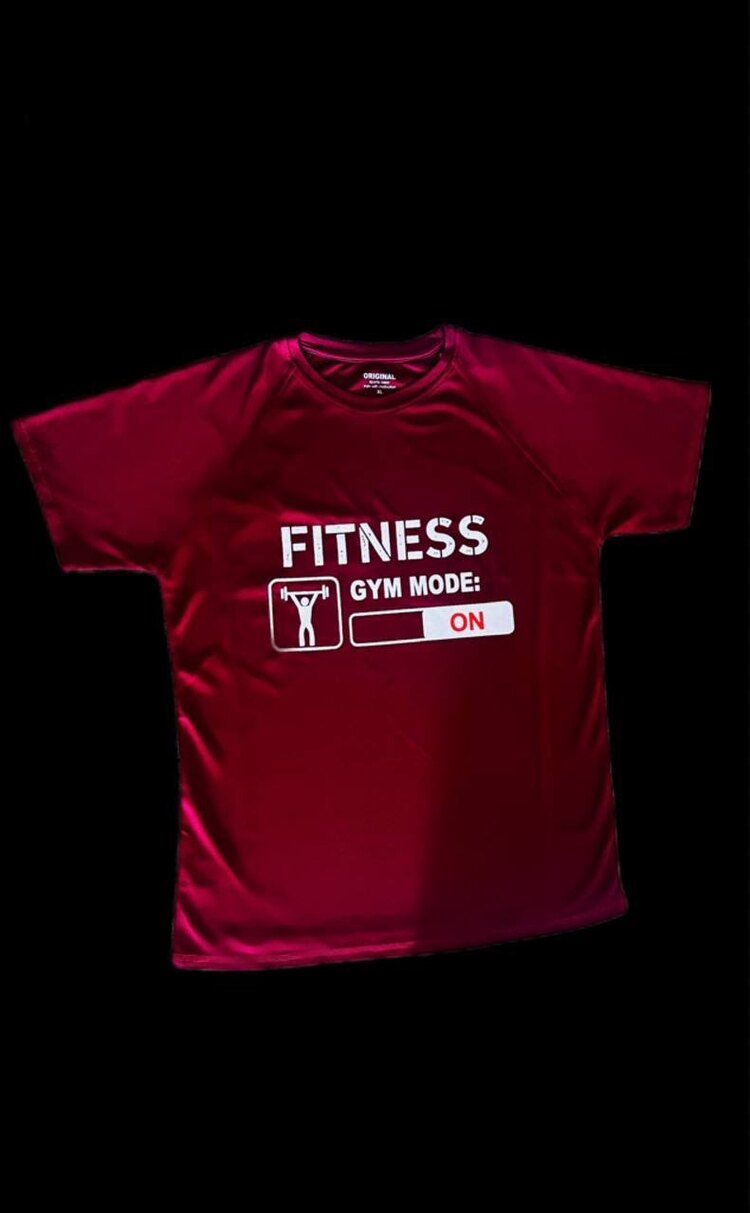 İthal erkek fitnes tişort