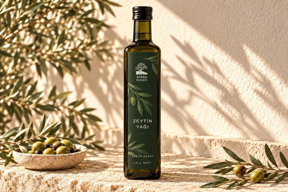 Arkhe Zeytinyağı / 500 ml / Cam Şişe