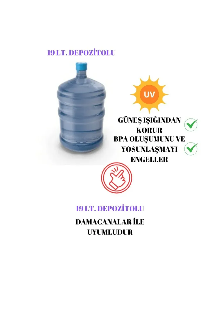 Ahşap Damacana Kılıfı | 19 LT Depozitolu Uyumlu | Modern Şık Tasarım | Pompa Hariç