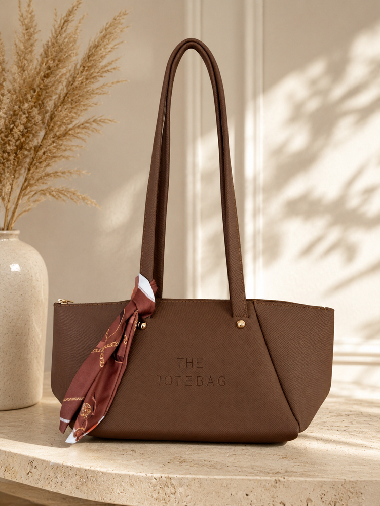 Totebag fular aksesuarlı çanta✨