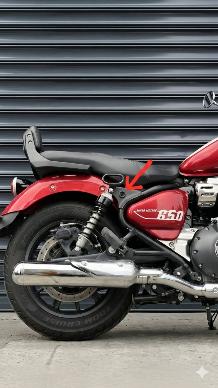 Royal enfield 650 super meteor Şase Tapası
