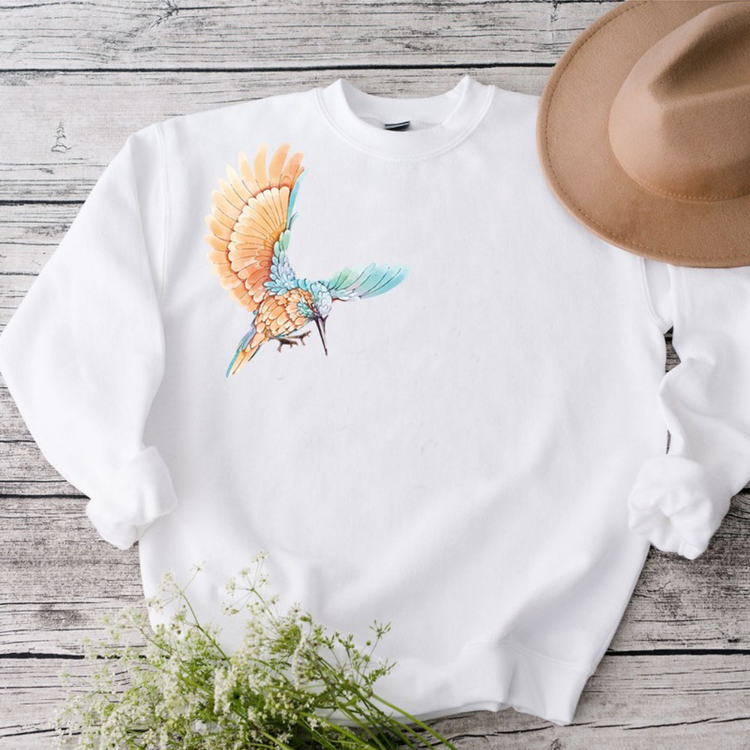 Kuş Tasarım Sweatshirt