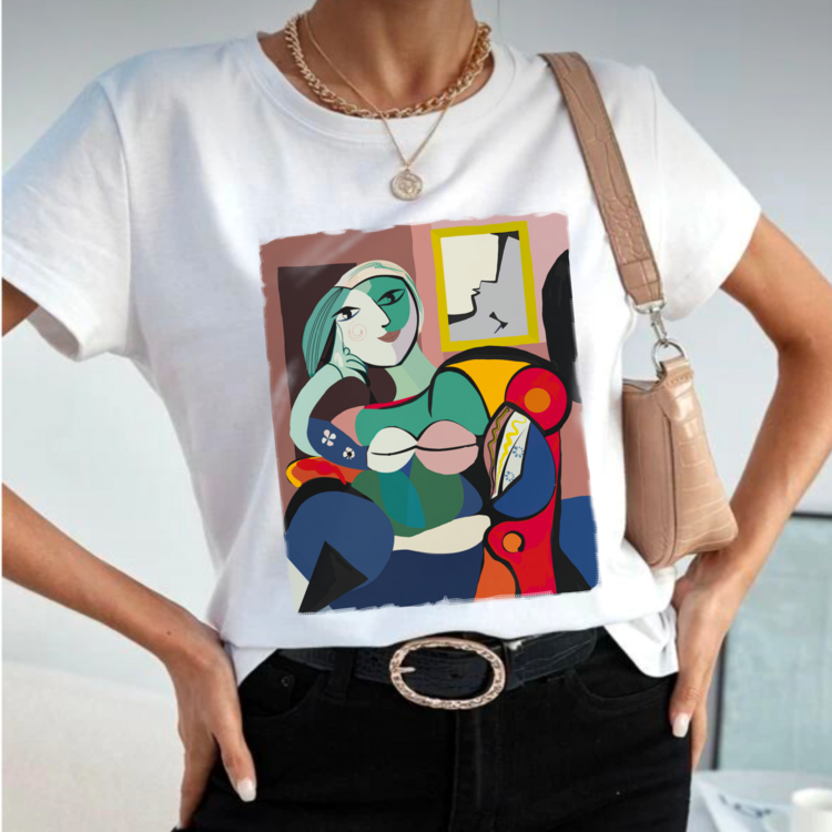 Kübik Tasarım Tshirt (sanat koleksiyonu)