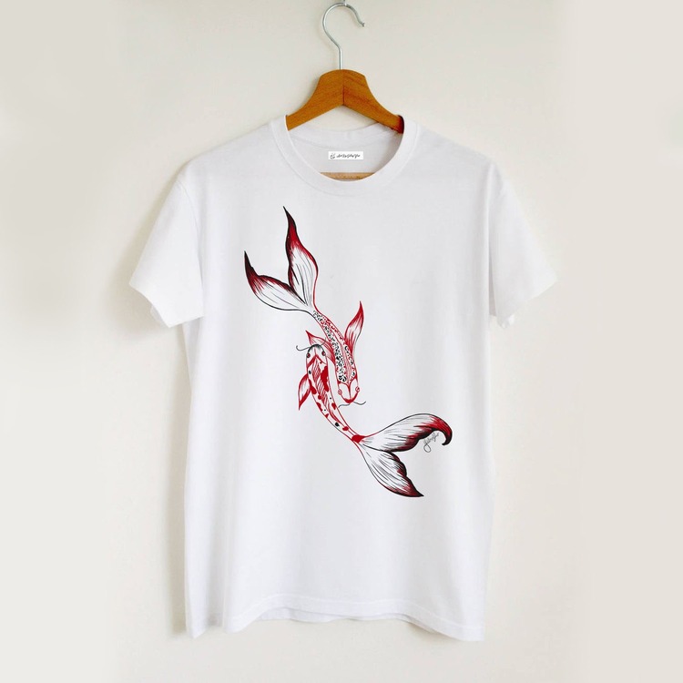 Balıklar Tasarım Tshirt (Tattoo koleksiyonu)