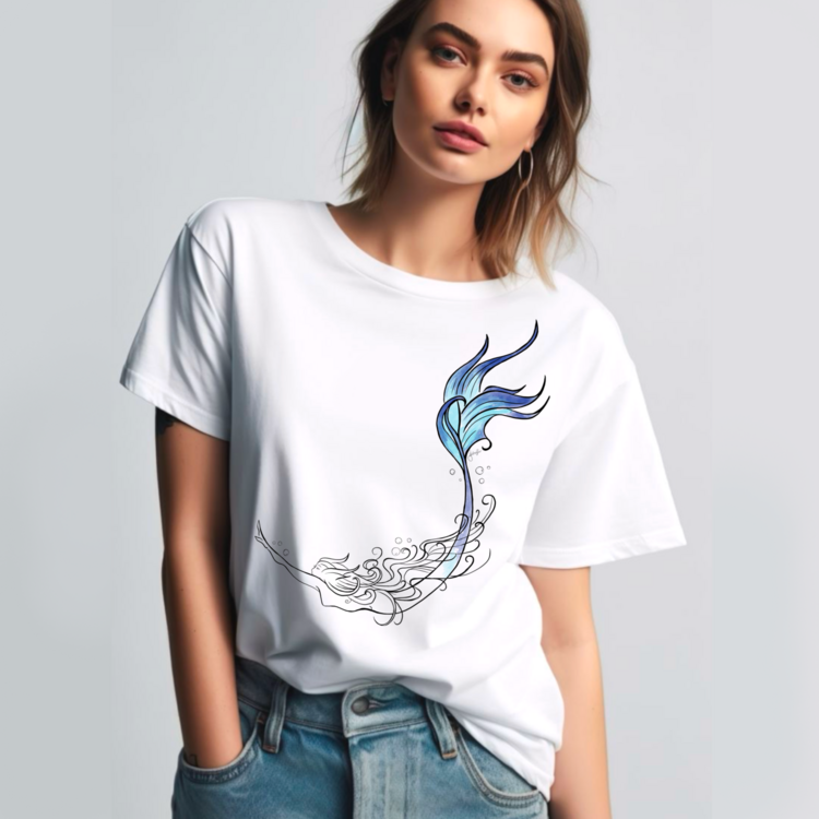 Deniz Kızı Tshirt (Tattoo koleksiyonu)