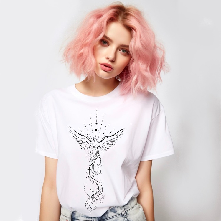 Anka Kuşu Tasarım Tshirt(Tattoo koleksiyonu)