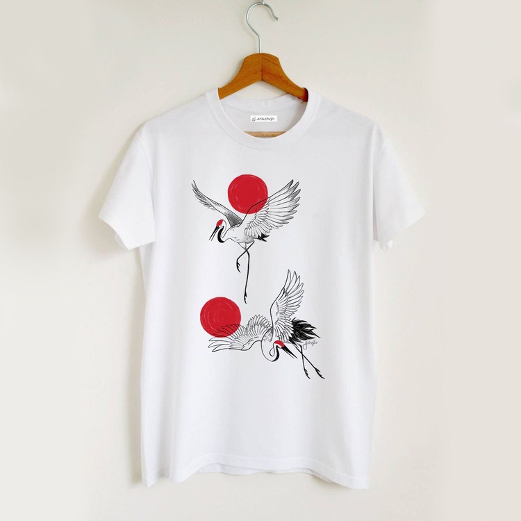 Leylekler Tasarım Tshirt (Tattoo koleksiyonu)