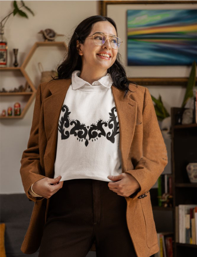 Fashion Tasarım Motifli Sweatshirt