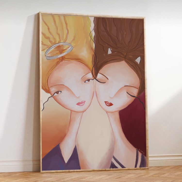 Lilith Ve Havva Resim