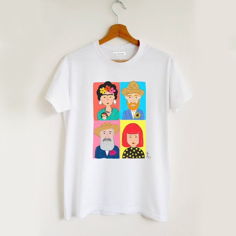 Ressamlar Tasarım Tshirt (yetişkin Ve Çocuk)