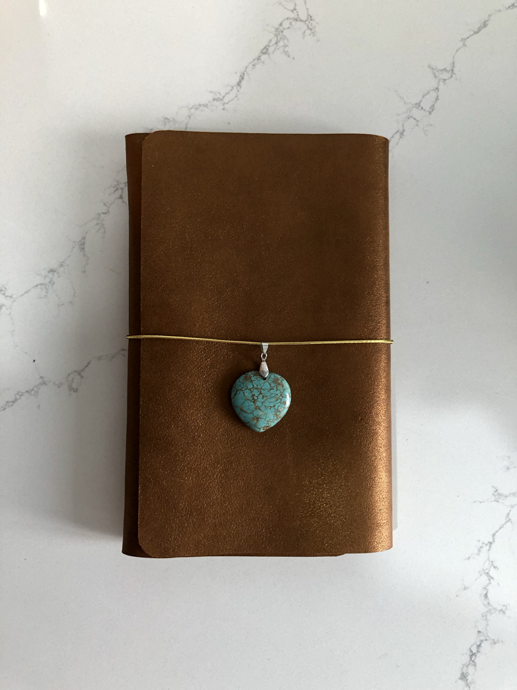 A5 Bakır Deri Defter Kılıfı