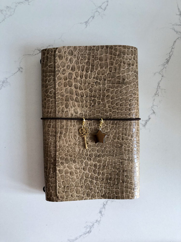 A6 Sonbahar Gerçek Deri Defter Kılıfı