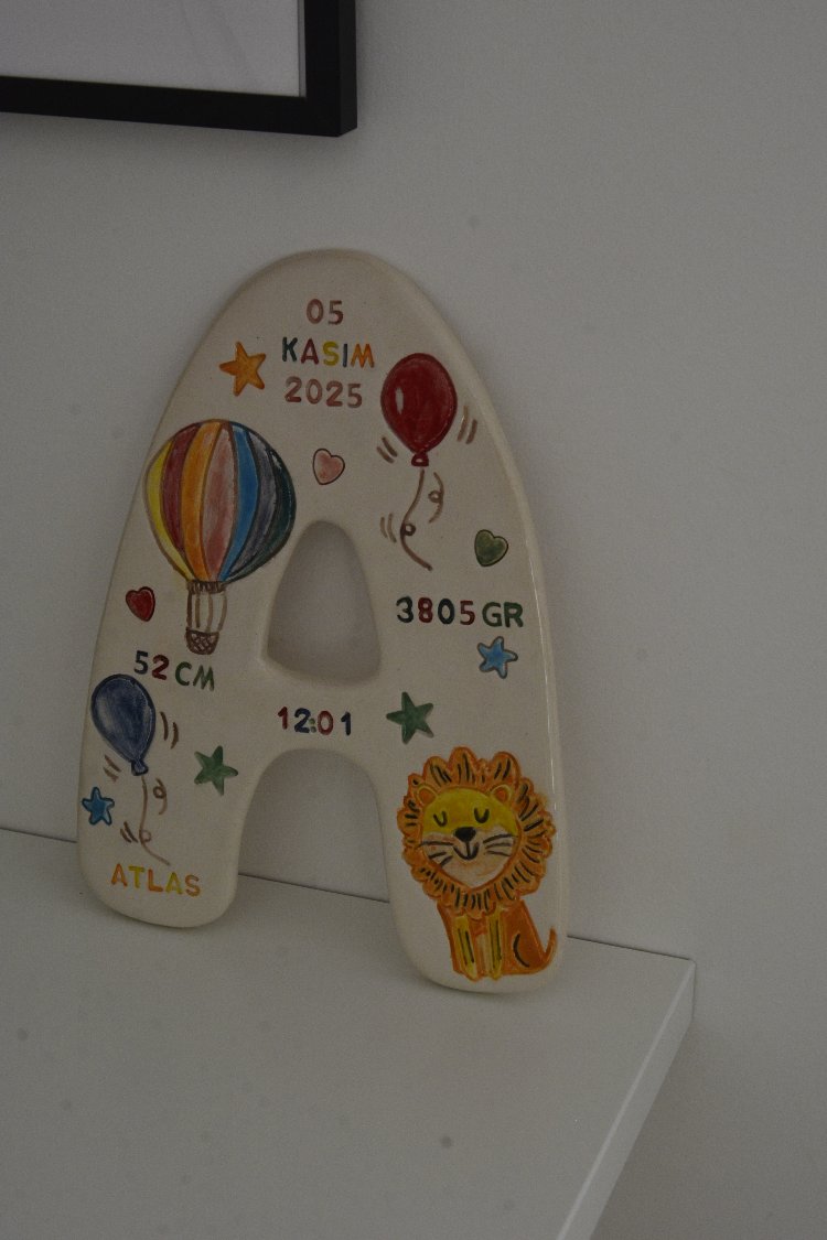 Kişiye Özel Seramik Bebek Dekoru
