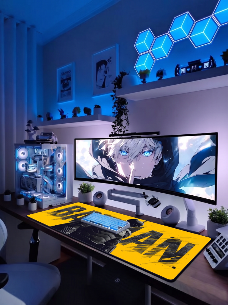 Batman Temalı Kişiye özel tasarım gaming mousepad ile setup’inı tamamen sana özel