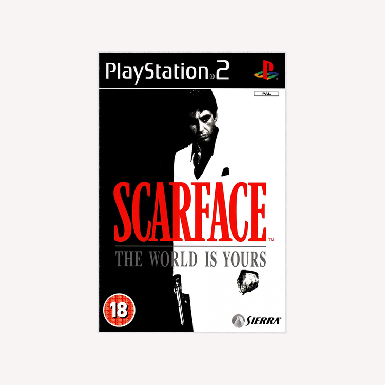 Scarface Halı 80 x 120 cm , Diğer Ölçüler İçin Varyasyon Seçebilirsiniz