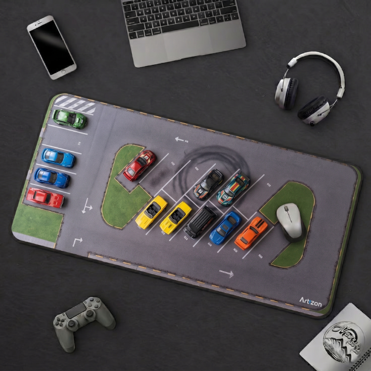Hot Wheels Car Parking Kişiye özel tasarım gaming mousepad ile setup’inı tamamen sana özel