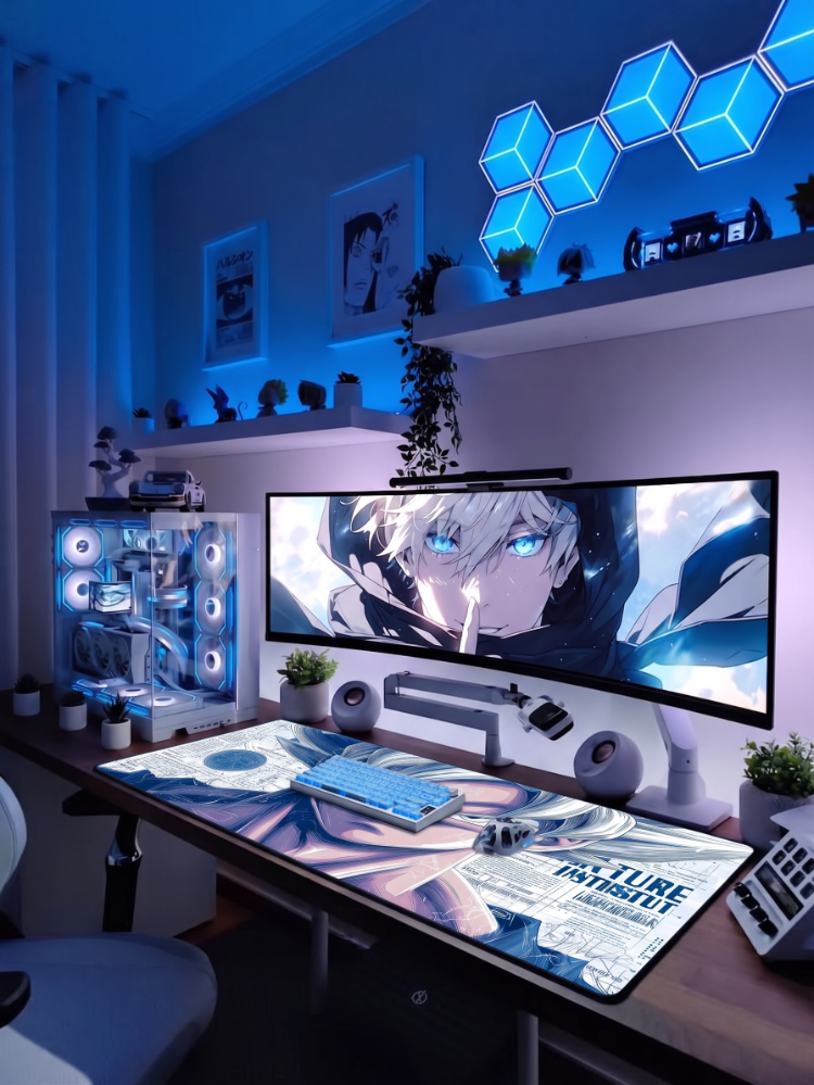 Anime Temalı Kişiye özel tasarım gaming mousepad ile setup’inı tamamen sana özel