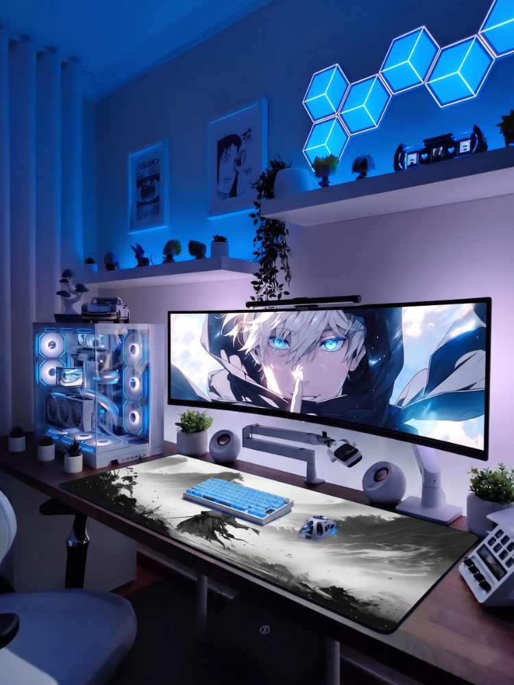 Anime Temalı Kişiye özel tasarım gaming mousepad ile setup’inı tamamen sana özel